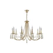 Crystal Lux Люстра Crystal Lux VICTORIA SP10 GOLD/AMBER