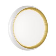 7650/DL PALE SN 141 Светильник пластик/белый/золотой LED 48Вт 4000К D380 IP43 TOFIQ WHITE
