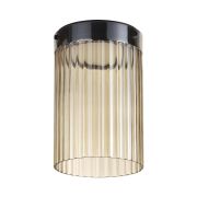 5047/15LC L-VISION ODL24 000 черный/светл.янтарный/металл/стекло Потолочный светильник LED 15W 4000К 1676Лм PILLARI