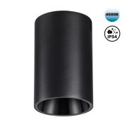 359419 OVER NT24 376 черный Светильник накладной влагозащищённый IP54 LED 10W 170-265V 4000К 830Лм RECTE