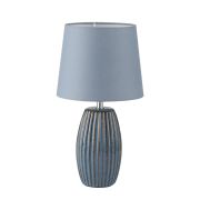 8123/1T COMFI LN26 476 синий, керамика/текстиль Настольная лампа E27 1*60W 220V LAPUNA