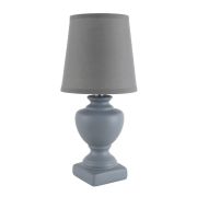 8164/1T CLASSI LN26 483 серый, керамика/текстиль Настольная лампа E14 1*40W 220V BIANKA