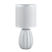 8172/1T COUNTY LN26 497 серебро/серый керамика/текстиль Настольная лампа E14 1*40W 220V EVANA