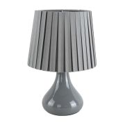 8184/1T COUNTY LN26 499 серый, керамика/текстиль Настольная лампа E14 1*40W 220V NAINA
