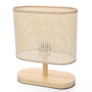 8201/1T COUNTY LN26 512 бежевый, дерево/текстиль Настольная лампа E27 1*60W 220V MADERANA