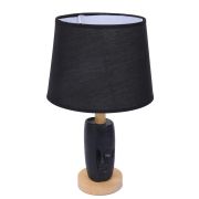 8209/1T MODERNI LN26 490 черный, керамика/текстиль Настольная лампа Е27 1*60W 220V VISIONA