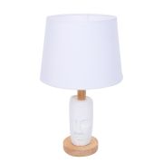 8210/1T MODERNI LN26 490 белый, керамика/текстиль Настольная лампа Е27 1*60W 220V VISIONA