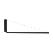 7023/52WL HIGHTECH ODL25 267 Настенный светильник поворотный на 180° вверх/вниз черный/акрил/металл IP20 LED 52W 3000K 220-240V DELTA