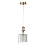 5088/1 CLASSIC ODL25 655 античная бронза/стекло Подвес E14 1*40W SAGA