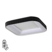 7768/56L AVRA LED SN 578 Светильник металл/белый/черный LED (56Вт+14Вт) 3000-6000K 500х500 IP43 пульт ДУ+подсветка SHARMEL