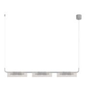 8258/6 SUSPENTIONI LN26 286 серебро/прозрачный, металл/стекло Подвес G9 6*20W 220V TORONTO