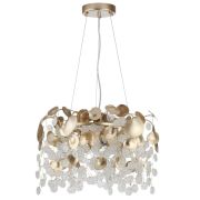 5104/6 CLASSIC ODL26 золотистый/прозрачный металл/стекло Люстра E14 6*40W 220В IP20 COINS