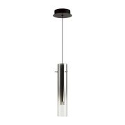 5062/5L PENDANT ODL24 383 черный/темн.хром/металл/стекло Подвес LED 5W 3000K SHINY