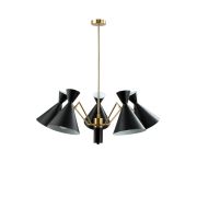 Crystal Lux Люстра Crystal Lux JOVEN SP5 GOLD/BLACK