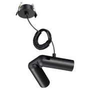 359386 KONST NT24 041 черный База встраиваемая для ввода питания с гибким угловым соединителем «L» и проводом-подвесом (длина провода – 2м) IP20 48V GLAT