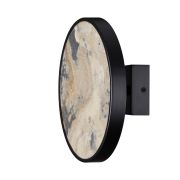 5064/15WL L-VISION ODL24 205 черн./серо-беж./металл/натур.камень/акрил Настенн.светильн. с переключ.цветов.темпер. LED 15W 3000К/4000K/6000K BERGI