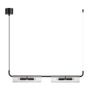 6561/4 SUSPENTIONI LN26 284 черный/прозрачный/металл/стекло Подвес G9 4*20W 220V TORONTO