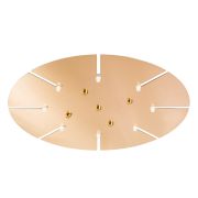 Crystal Lux Потолочная база Crystal Lux D600-8 BRASS