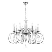 8032/8 CLASSI LN26 084 хром, металл/хрусталь Люстра подвесная Е14 8*40W 220V LAOKA