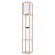 8091/1F COMFI LN26 459 дерево/белый, дерево/текстиль Торшер Е27 1*60W 220V PRACTIC