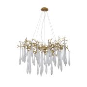 Crystal Lux Люстра Crystal Lux REINA SP8 D1000 GOLD PEARL