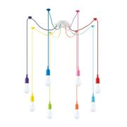 3719/8 SUSPENTIONI LN26 362 разноцветный Светильник подвесной «паук» E27 8*60W 220V LOTTE