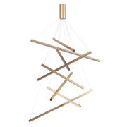 3860/96L L-VISION ODL19 309 золото Подвесной светильник LED 96W 5190Лм 3000К 220V COMETA