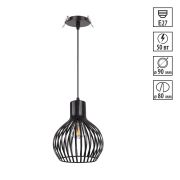 370426 SPOT NT19 504 черный Встраиваемый светильник IP20 E27 50W 220V ZELLE