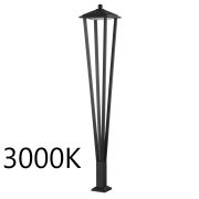 6655/12GA3 NATURE ODL25 673 черный/металл Уличный светильник IP65 LED 12W 3000K AC85-265V BEARITZ