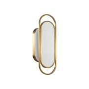 7066/12WL L-VISION ODL25 215 Настенный светильник бронзовый/металл/искусств.мрамор IP20 LED 12W 3000K 220V MILANO