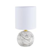 8166/1T COUNTY LN26 504 белый, керамика/текстиль Настольная лампа E14 1*40W 220V VILANA