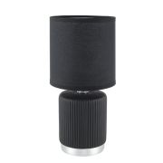 8179/1T COUNTY LN26 500 черный, керамика/текстиль Настольная лампа E14 1*40W 220V KAISA