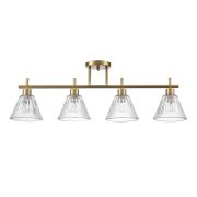 8188/4C COMFI LN26 218 латунь/прозрачный, металл/стекло Потолочный светильник E14 4*40W 220V VIVIAN