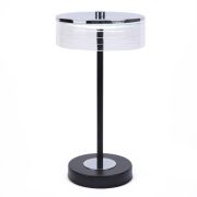 8203/1TL LEDIO LN26 531 серебро/черный/прозрачный, металл/акрил Настольная лампа LED 7W 4000К 220V SATIANA