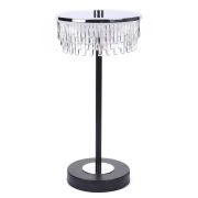 8204/1TL LEDIO LN26 531 серебро/черный/прозрачный, металл/акрил Настольная лампа LED 7W 4000К 220V SATIANA