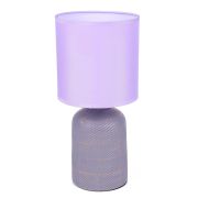 8220/1T MODERNI LN26 495 сиреневый, керамика/текстиль Настольная лампа Е27 1*60W 220V NIANA