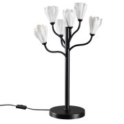 5090/6T MODERN ODL25 553 черный матовый/белый/фарфор Настольная лампа G4 LED 6*5W GARDI