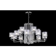 Crystal Lux Люстра Crystal Lux NICOLAS SP-PL10+5 NICKEL/WHITE