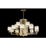 Crystal Lux Люстра Crystal Lux NICOLAS SP-PL10+5 GOLD/WHITE
