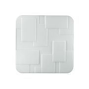 2085/DL PALE SN 000 Светильник пластик/белый LED 48Вт 3000-6300K 410х410 IP43 пульт ДУ NORES