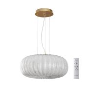 7720/48L PIKO LED SN 572 Светильник металл/стекло/прозрачный/золотой LED 48Вт 3000-6500K D500 IP20 пульт ДУ ANGELO