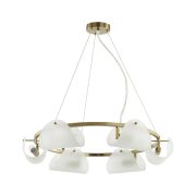 6571/6 NEOCLASSI LN26 193 медный/белый/металл/стекло Люстра E14 6*60W 220V FIORO